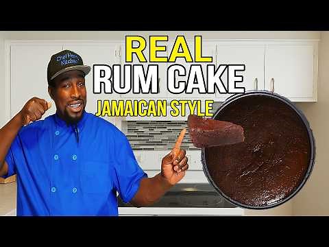 How to make Real Jamaican Black Rum Cake Recipe | Moist, Rich & Authentic