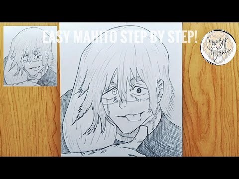 How to Draw Mahito Step by Step | 💥Jujutsu Kaisen Drawing Tutorial #CrazyDraw #mahito