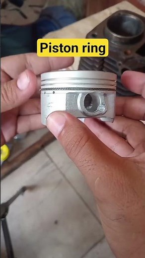 Install Piston Rings Correctly on Any 4-Stroke Engine #shorts #shortsfeed
