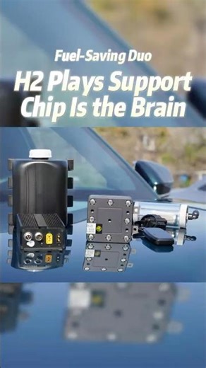 First time trying this dual-system fuel saver (hydrogen + smart chip) and I'm SHOOK! 🤯⛽