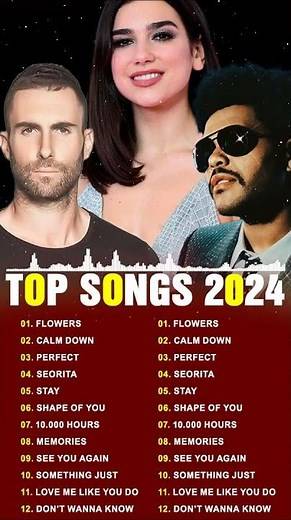 【洋楽メドレー2024】洋楽 最新ランキング 2024🎶2024年 ヒット曲 洋楽 - 洋楽プレイリスト 朝から聴きたくなる🎶洋楽 ヒット チャート 最新🎶年人気の洋楽ランキング #shorts