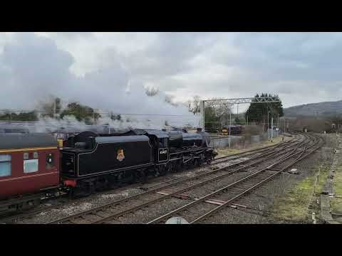 West Coast Railways Steam Loco Move LMS Class 5 45407 5Z07 Carnforth 28/02/2026