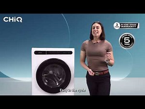CHiQ 8.5kg Front Load Washer White WFL85T48W2