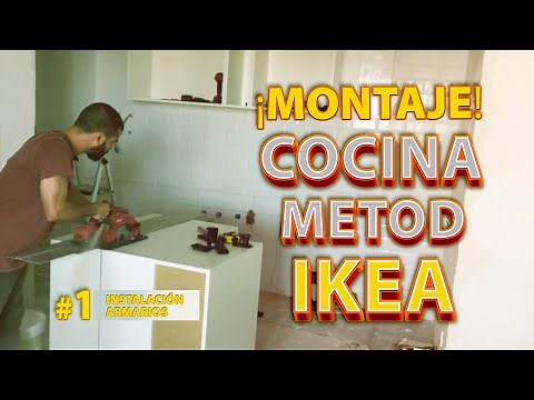 Cómo MONTAR COCINA de IKEA (METOD) | IKEA Kitchen Cabinets Installation (METOD) | PARTE #1 ✅