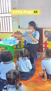 One little frog sit on the log… 🐸🐸🐸🐸🐸🐸🐸🐸 #dailystarslearningcenter #tongmoon #kidprogram | Daily Stars Learning Center