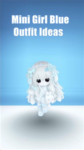 Roblox Mini Girl Blue Outfit Ideas #roblox #shorts