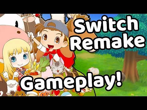 Story of Seasons Friends Of Mineral Town Gameplay Switch Remake - A Harvest Moon Classic! [English]