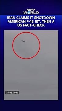 F-18 Fighter Jet Shot Down | Iran Claims It Shotdown American F-18 Jet, Then A US Fact-Check