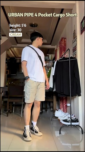 URBAN PIPE Plain Taslan Shorts For Men