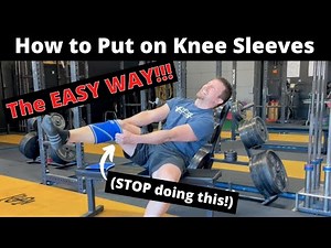 How to Put on Knee Sleeves (the super secret and easy way!)