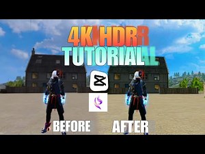 Free Fire 4K HDR Editing Tutorial - How To Edit Like A Pro