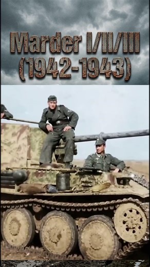 Marder I/II/III (1942-1943) #datosmaniax #history #datoscurisos #historia #ia #guerra #sabiasque