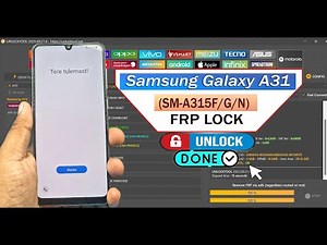 Samsung Galaxy A31(SM-A315F/G/N) FRP Unlock: Tips & Tricks You Need to Know Via Unlock tool ✅