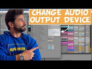 How to Change Audio Output Device in Ableton Tutorial