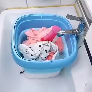 190K views · 445 reactions | Mini Ultrasonic Washing Machine Foldable...