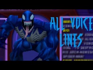Spider-man 2000 - All Venom voice lines + Beta
