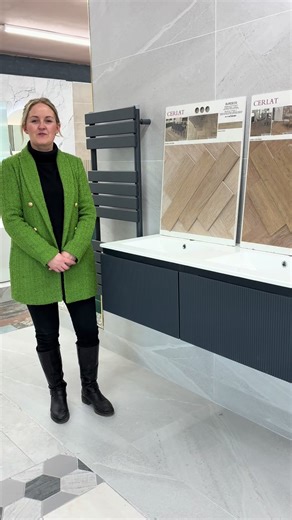 ✨ Wood Effect Tile Range – Part 4: Herringbone ✨ Our Wood Effect Tile Range continues with Part 4 – Herringbone. A timeless pattern that brings warmth, movement and a touch of luxury to any bathroom space. Herringbone tiles give you the natural look of wood with the durability and practicality of porcelain – perfect for bathrooms, ensuites and even feature walls. ✔️ Classic design with a modern feel ✔️ Durable, water-resistant porcelain ✔️ Ideal for floors or statement walls If you’re looking to