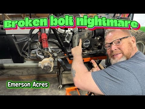 Suzuki QuadMaster 50 Build Gets STUCK! Broken Bolt Nightmare + Oil Injection Delete