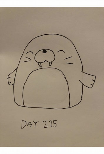 Cómo dibujar un walrus Squishmallow