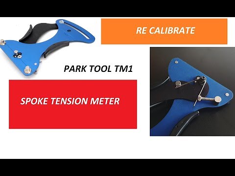 Calibrating a Park Tool TM1 spoke tension meter