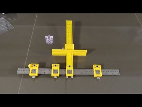 Cabinet Hardware Jig - How To Install Cabinet Handles and Knobs Quick and Easy