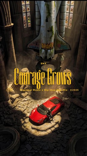 Tittle: Courage Grows l SNX (Classical Music x Hip-Hop Rap Mix) 🎶 Genre: Classical Music x Hip-Hop Rap Mix 💥 Mood: Inspirational, Cinematic, Calm, Powerful 🔥 Perfect For: ✔️ Motivation edits & cinematic storytelling reels ✔️ Focus playlists and reflective mindset sessions ✔️ Scenes about bravery, growth, and overcoming fear ✔️ Fans of orchestral hip-hop with uplifting atmospheric energy 🎧 Artist/Producer: SNX (original production) 📩 Collabs / Licensing / Beats: snxkontakt@gmail.com 📸 Follo
