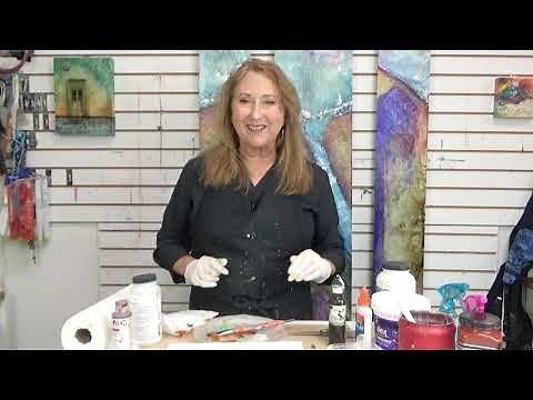 Mixed Media Tutorial: Create Deep Textures for Painting