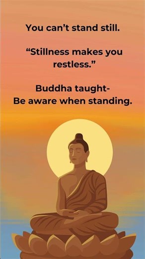 L48 : You Can’t Stand Still for 10 Seconds | Buddha Teaching