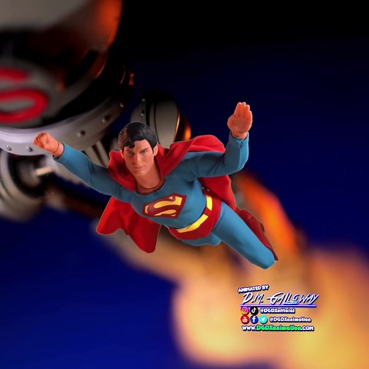Superman & The Iron Giant Stop Motion Animation