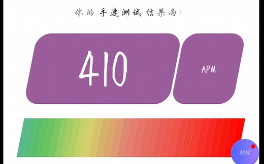 分享一个在线测手速apm的网址！