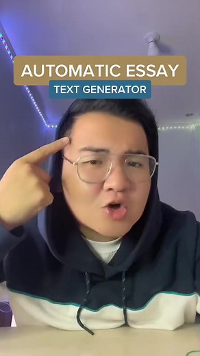 AUTOMATIC ESSAY TEXT GENERATOR! #technology #website #application #tech #paulivandg | Ivan de Guzman