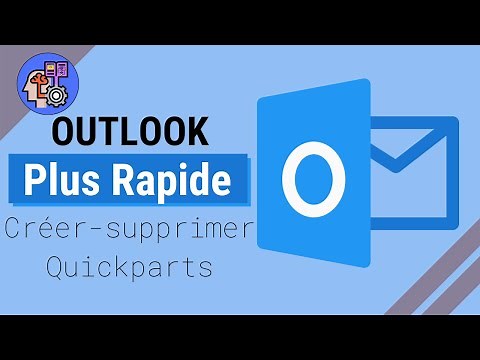 Outlook faster - create and delete quick parts