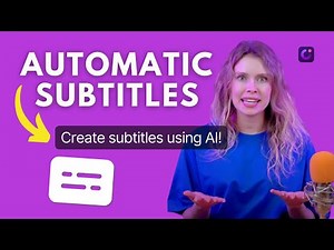How to Add Subtitles to a Video Automatically | For Beginners