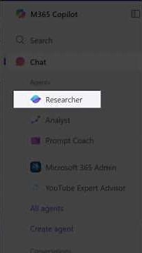 Researcher Agent in Microsoft 365 Copilot (Quick tutorial)