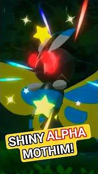 Shiny Alpha Mothim in PLA!
