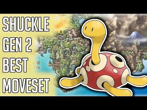 Shuckle Gen 2 Best Moveset - Shuckle Best Moveset Moves Pokemon Gold Silver Crystal