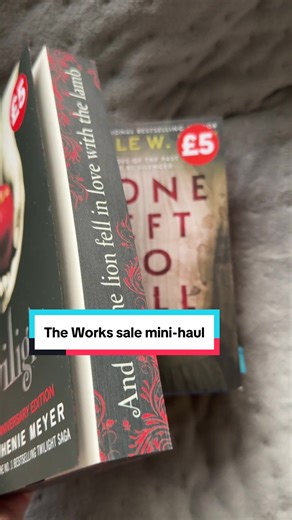 Pickups from @The Works yesterday. So happy I got the sprayed edge Twilight on sale. #theworkshaul #bookhaul #booktokhaul