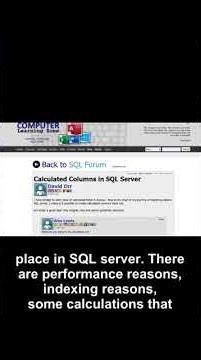 Never Store This in SQL Server Tables