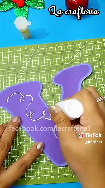 Moldes de letras Feliz Navidad en Foami y Decoración Navideña 2023