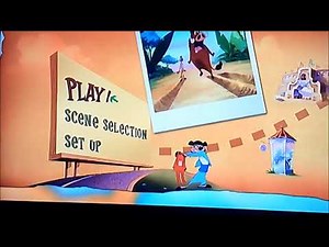 DVD Menu Walkthrough to On Holiday with Timon and Pumbaa