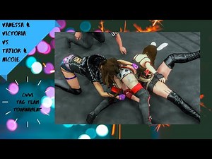 Vanessa Hudgens/Victoria Justice vs. Taylor Swift/Nicole Scherzinger CWWL Tag Team Tournament Match