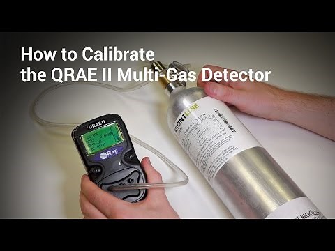 QRAE II Multi-Gas Detector - How to Manually Calibrate