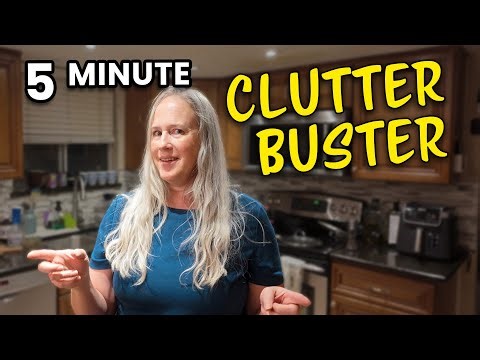 My 5-Minute CLUTTER BUSTER Routine (Stop The Clutter Creep!)