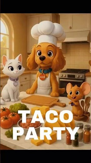 🌮 Taco party 🎉 | Funny Short Animation