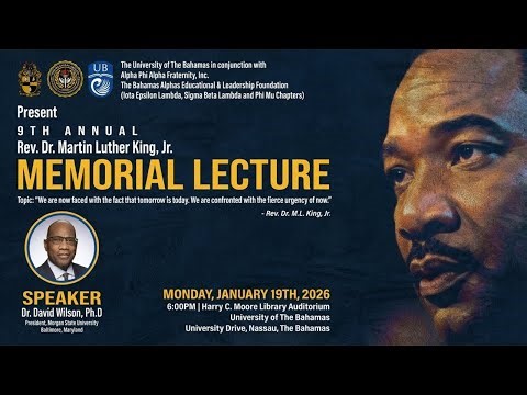 Rev. Dr. Martin Luther King Jr. Memorial Lecture