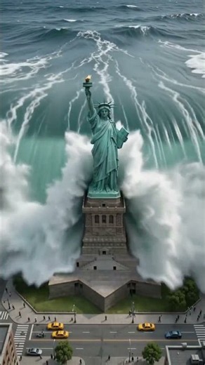 Massive Tsunami Destroys the Statue of Liberty | Epic Miniature Disaster 🌊🗽#StatueOfLiberty #NewYork