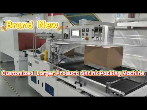 How a shrink wrap machine to pack larger products?