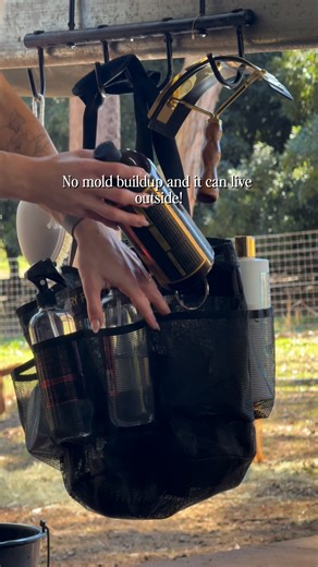 21K views · 69 reactions | Ditch the bucket for the Hairy Pony Wash Bay Bag  ✨ We promise you'll never go back! Say goodbye to wet buckets, simply store each product in it's own individual pocket, hang to dry and pray with the hose to clean! Easy done ✅ | Hairy Pony | Facebook