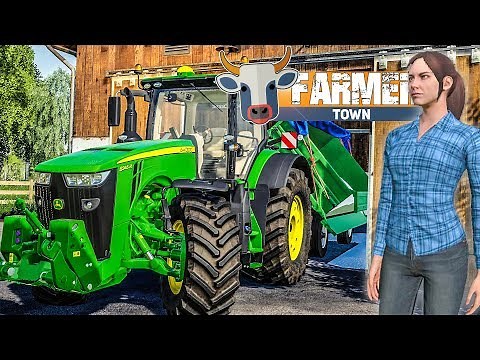 LS19 FarmerTown #6: Pferdewirtin zu Gast und DÜNGER-Ladung am Hof! | LANDWIRTSCHAFTS SIMULATOR 19