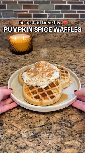 1.7K views · 211 reactions | fall mornings 欄 pumpkin waffles Pro tip: add pumpkin pie spice to your waffle batter to make the best fall breakfast | McCormick Spice | Facebook